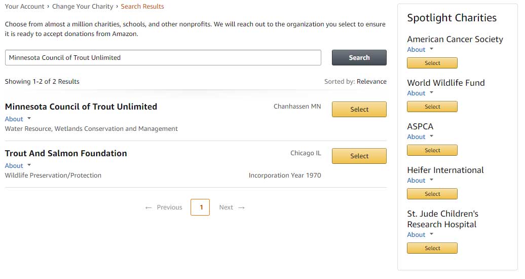 Donate to MNTU through Amazon