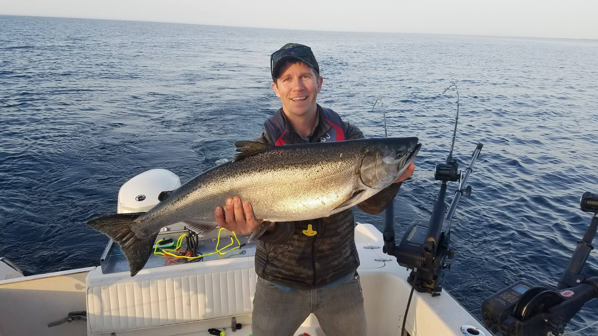 Jason Swingen with a nice king salmon